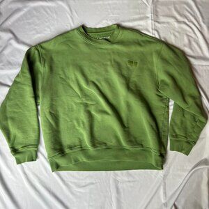 Set active green crewneck